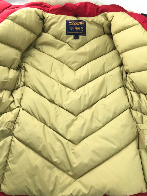 【中古品】【メンズ】 WOOLRICH ウールリッチ ARCTIC PARKA 170206 アークティック パーカ ダウンジャケット アウター 145-250111-na-02-tag サイズ：USA M カラー：レッド 万代Net店