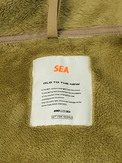 【中古品】【メンズ】 WIND AND SEA ウィンダンシー WDS MILITARY FLEECE JACKET WDS-19A-JK-01 ミリタリーフリースジャケット アウター 142-250109-hi-04-tag サイズ：L カラー：ベージュ 万代Net店