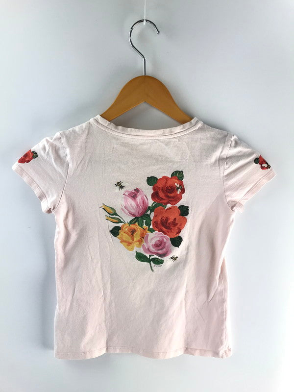 【中古品】【キッズ】 GUCCI グッチ プリント Tシャツ 442310 X3E25 半袖 トップス 173-250116-yk-02-tag サイズ：10 カラー：ピンク 万代Net店