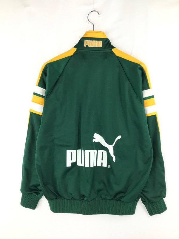 【中古品】【メンズ】 PUMA プーマ 90's TRACK JACKET PXT208S 90年代 トリコロール トラックジャケット ライトアウター ジャージ 146-241228-hi-04-tag サイズ：98-6 カラー：グリーン 万代Net店