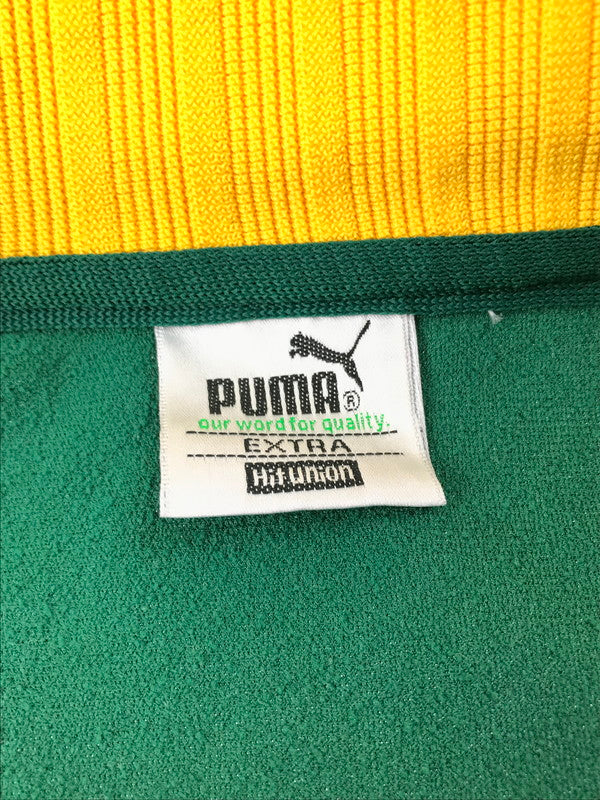 【中古品】【メンズ】 PUMA プーマ 90's TRACK JACKET PXT208S 90年代 トリコロール トラックジャケット ライトアウター ジャージ 146-241228-hi-04-tag サイズ：98-6 カラー：グリーン 万代Net店