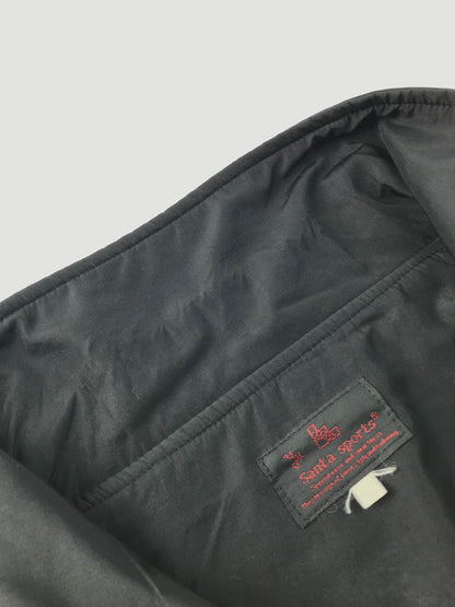 【中古品】【メンズ】  SANTA SPORTS 90's LOGO COACH JACKET 90年代 ロゴコーチジャケット ライトアウター 146-241228-hi-05-tag サイズ：表記消え カラー：ブラック 万代Net店