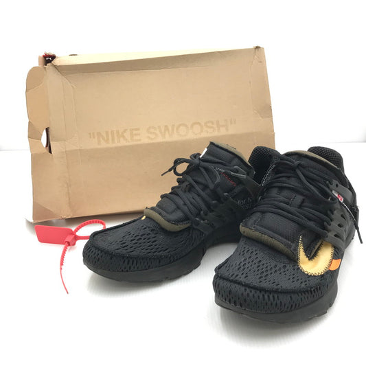 【中古品】【メンズ】 NIKE ナイキ × OFF-WHITE オフホワイト コラボ THE TEN AIR PRESTO AA3830-002 エアプレスト スニーカー 靴 160-250112-hi-27-tag サイズ：29cm US 11 カラー：BLACK/WHITE-CONE 万代Net店