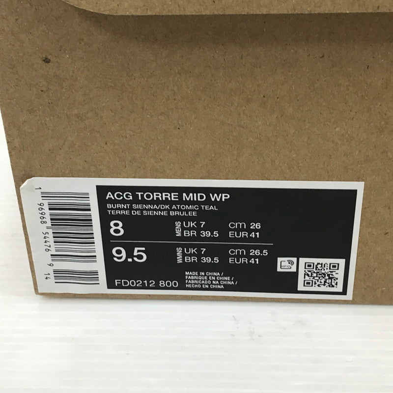 【中古品】【メンズ】 NIKE ナイキ NIKE ACG TORRE MID BURNT SIENNA AND OBSIDIAN FD0212-800 ナイキ ACG トーレ ミッド スニーカー 靴 160-251207-rt-07-tag サイズ：26cm US8 カラー：ブラウン/ネイビー 万代Net店