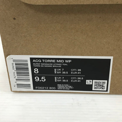 【中古品】【メンズ】 NIKE ナイキ NIKE ACG TORRE MID BURNT SIENNA AND OBSIDIAN FD0212-800 ナイキ ACG トーレ ミッド スニーカー 靴 160-251207-rt-07-tag サイズ：26cm US8 カラー：ブラウン/ネイビー 万代Net店