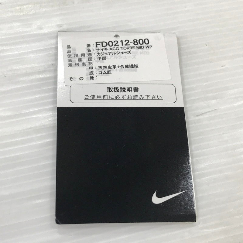 【中古品】【メンズ】 NIKE ナイキ NIKE ACG TORRE MID BURNT SIENNA AND OBSIDIAN FD0212-800 ナイキ ACG トーレ ミッド スニーカー 靴 160-251207-rt-07-tag サイズ：26cm US8 カラー：ブラウン/ネイビー 万代Net店
