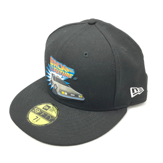 【中古美品】【メンズ】 NEW ERA ニューエラ × バックトゥザフューチャー コラボ 59FIFTY CAP フィフティーナインフィフティー キャップ 帽子 185-250109-hi-23-tag サイズ：7 3/8 カラー：ブラック 万代Net店