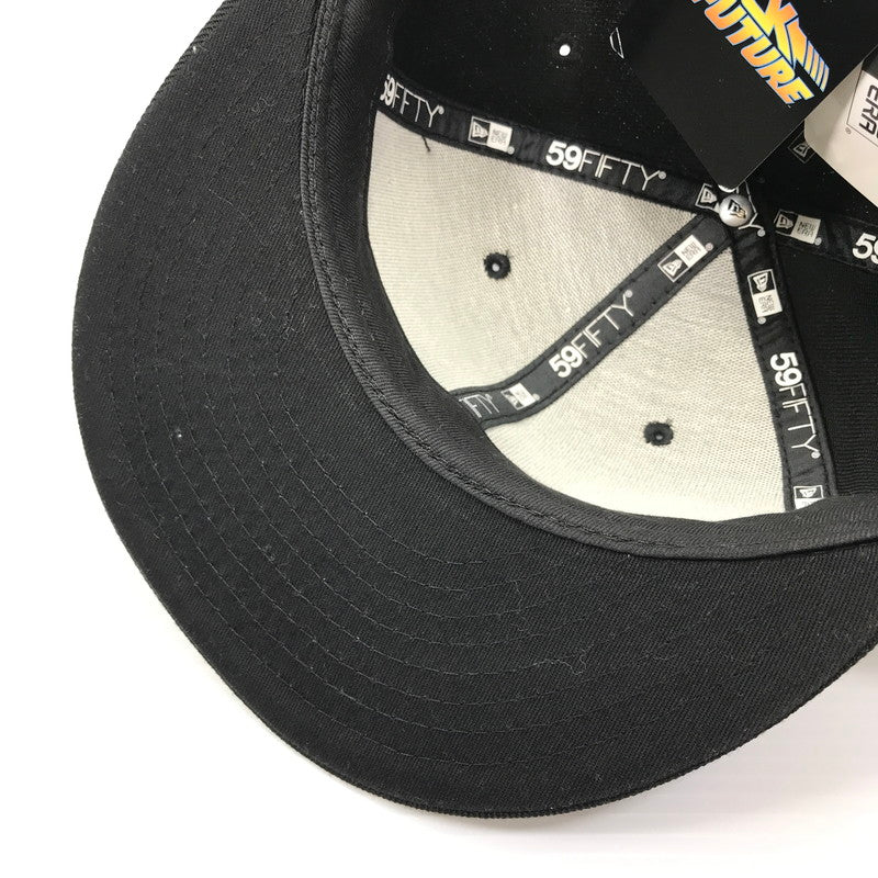 【中古美品】【メンズ】 NEW ERA ニューエラ × バックトゥザフューチャー コラボ 59FIFTY CAP フィフティーナインフィフティー キャップ 帽子 185-250109-hi-23-tag サイズ：7 3/8 カラー：ブラック 万代Net店