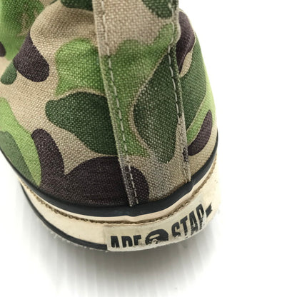 【ジャンク品】【メンズ】 A BATHING APE アベイシングエイプ 1ST APESTAR HI MP20A エイプスタ ハイ スニーカー 靴 162-250106-hi-19-tag サイズ：10 カラー：カモフラージュ 万代Net店