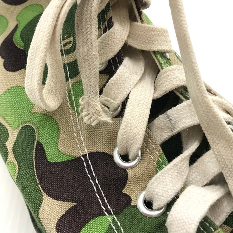 【ジャンク品】【メンズ】 A BATHING APE アベイシングエイプ 1ST APESTAR HI MP20A エイプスタ ハイ スニーカー 靴 162-250106-hi-19-tag サイズ：10 カラー：カモフラージュ 万代Net店