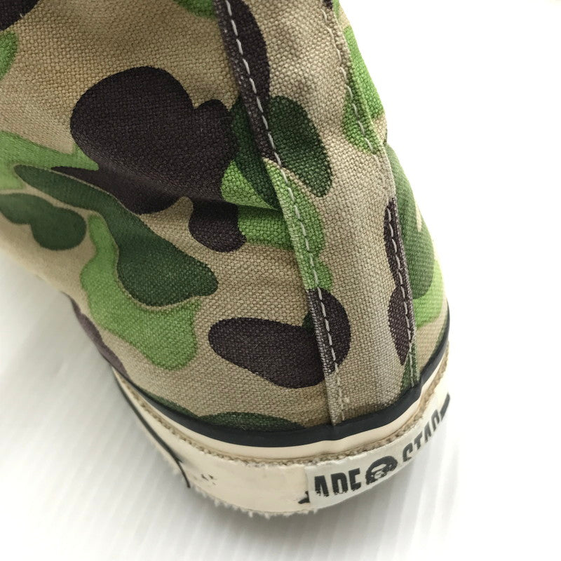 【ジャンク品】【メンズ】 A BATHING APE アベイシングエイプ 1ST APESTAR HI MP20A エイプスタ ハイ スニーカー 靴 162-250106-hi-19-tag サイズ：10 カラー：カモフラージュ 万代Net店