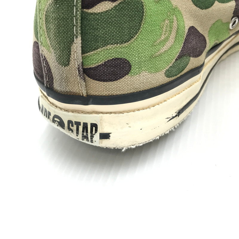 【ジャンク品】【メンズ】 A BATHING APE アベイシングエイプ 1ST APESTAR HI MP20A エイプスタ ハイ スニーカー 靴 162-250106-hi-19-tag サイズ：10 カラー：カモフラージュ 万代Net店