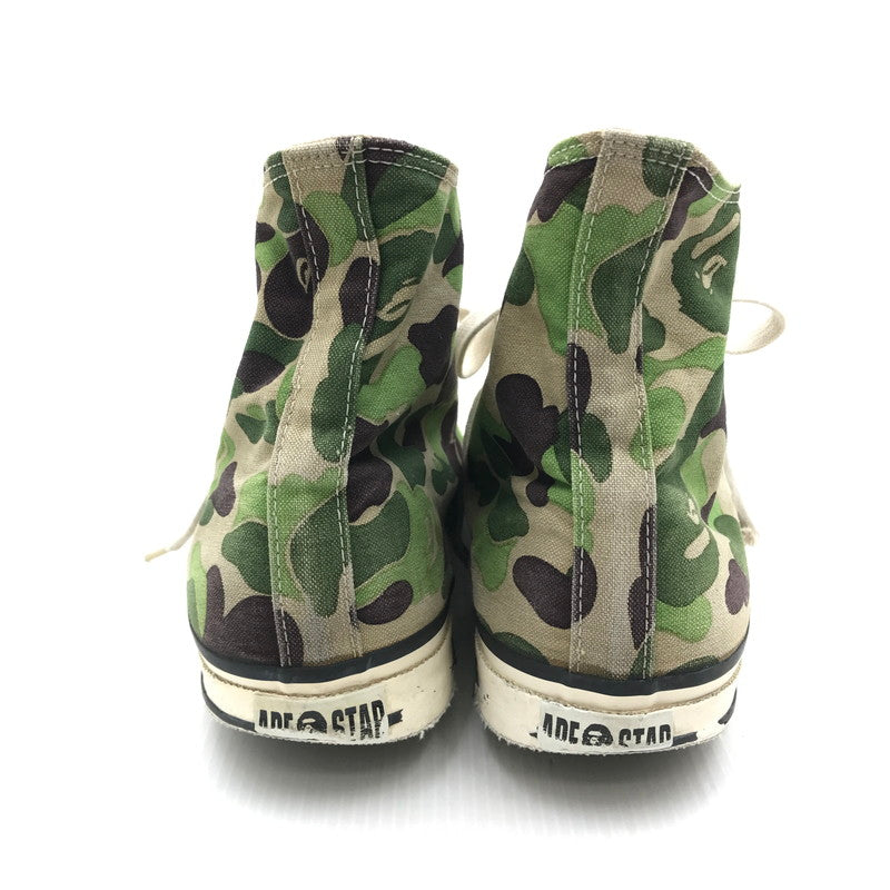 【ジャンク品】【メンズ】 A BATHING APE アベイシングエイプ 1ST APESTAR HI MP20A エイプスタ ハイ スニーカー 靴 162-250106-hi-19-tag サイズ：10 カラー：カモフラージュ 万代Net店