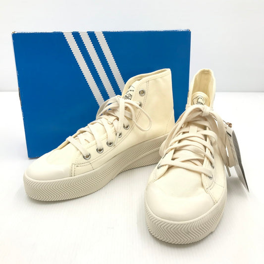 【中古美品】【メンズ】 adidas アディダス NIZZA GX0988 二ッツァ スニーカー 靴 161-250106-hi-18-tag サイズ：26cm US 8 カラー：アイボリー 万代Net店