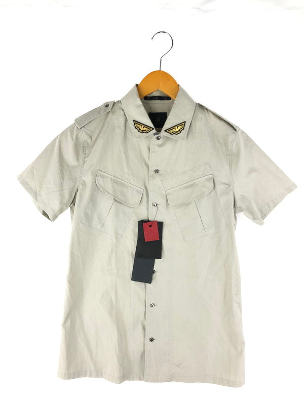 【中古品】【メンズ】 ATO アトウ AM9B-S28 WORK SHIRT ワークシャツ 半袖シャツ 147-250108-na-11-tag サイズ：46 カラー：ベージュ系 万代Net店