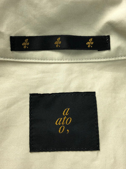 【中古品】【メンズ】 ATO アトウ AM9B-S28 WORK SHIRT ワークシャツ 半袖シャツ 147-250108-na-11-tag サイズ：46 カラー：ベージュ系 万代Net店
