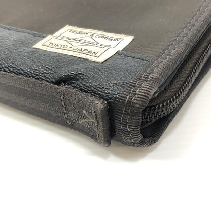 【中古品】【メンズ】 PORTER ポーター × SAC'S BAR サックスバー コラボ STORM WALLET 383-07060 ストームウォレット ラウンドファスナー 長財布 スマートクラッチ 吉田カバン 188-250119-hi-10-tag カラー：ブラック 万代Net店