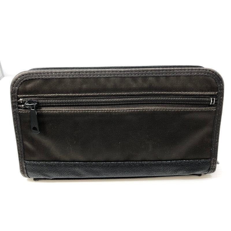 【中古品】【メンズ】 PORTER ポーター × SAC'S BAR サックスバー コラボ STORM WALLET 383-07060 ストームウォレット ラウンドファスナー 長財布 スマートクラッチ 吉田カバン 188-250119-hi-10-tag カラー：ブラック 万代Net店