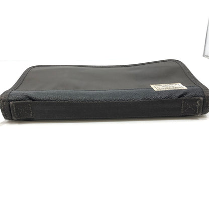 【中古品】【メンズ】 PORTER ポーター × SAC'S BAR サックスバー コラボ STORM WALLET 383-07060 ストームウォレット ラウンドファスナー 長財布 スマートクラッチ 吉田カバン 188-250119-hi-10-tag カラー：ブラック 万代Net店