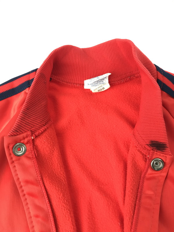 【中古品】【メンズ】 adidas アディダス 70's TRACK JACKET 70年代 スナップボタン トラックジャケット ライトアウター 146-250108-na-05-tag サイズ：S カラー：レッド 万代Net店