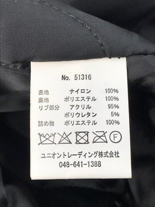 【中古美品】【メンズ】 HOUSTON ヒューストン VIETNAM EMBROIDERY CWU-45 P FLIGHT JACKET 51316 ベトナム エンブロイダリー フライトジャケット 刺繍 中綿ジャケット アウター 145-250115-hi-27-tag サイズ：XL カラー：ブラック 万代Net店