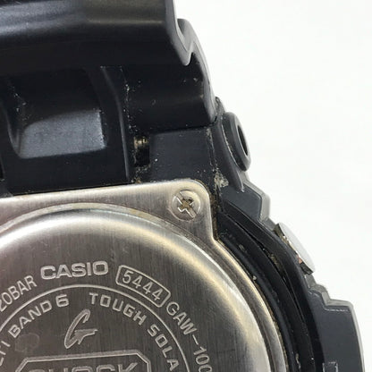 【中古品】【メンズ】 G-SHOCK ジーショック ANALOG-DIGITAL GAW-100B-1A2JF アナログデジタル タフソーラー 腕時計 196-250112-hi-35-tag カラー：ブラック/ブルー 万代Net店