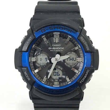 【中古品】【メンズ】 G-SHOCK ジーショック ANALOG-DIGITAL GAW-100B-1A2JF アナログデジタル タフソーラー 腕時計 196-250112-hi-35-tag カラー：ブラック/ブルー 万代Net店