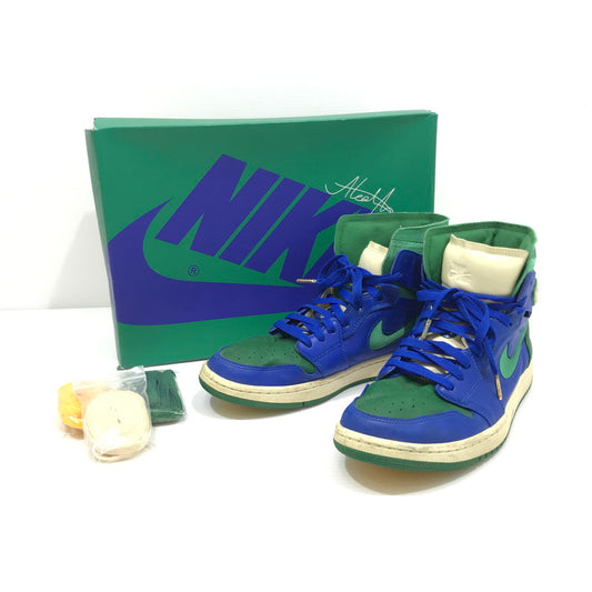 【中古品】【メンズ】 NIKE ナイキ WMNS AIR JORDAN 1 ZOOM CMFT SO ALEALI MAY DJ1199-400 ウィメンズ エア ジョーダン 1 ズーム エア コンフォート SP アレイリ メイ スニーカー 靴 160-250108-hi-31-tag サイズ：27.5cm US 10.5 カラー：HYPER ROYAL/PINE GEEN 万代Net店