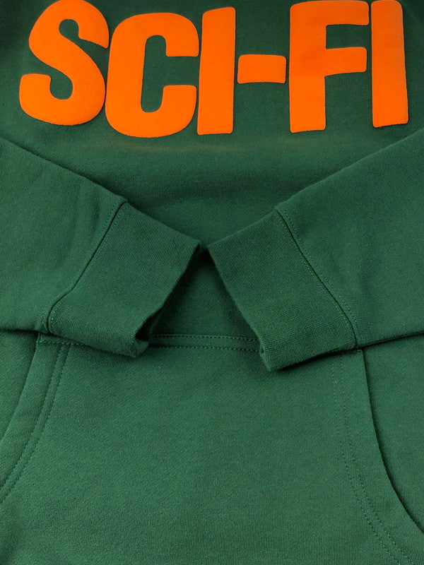 【中古品】【メンズ】  SCI-FI FANTASY サイファイ ファンタジー BIG LOGO HOODIE ビッグロゴパーカー トップス 142-250111-mo-14-tag サイズ：M カラー：グリーン 万代Net店