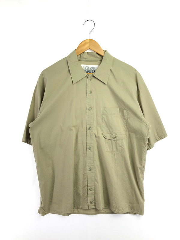 【中古品】【メンズ】 REMILLA レミーナ RAYON BLEND S/S SHIRT レーヨン混半袖シャツ トップス 140-260509-rt-06-tag サイズ：XL カラー：グリーン 万代Net店