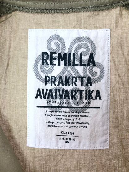 【中古品】【メンズ】 REMILLA レミーナ RAYON BLEND S/S SHIRT レーヨン混半袖シャツ トップス 140-260509-rt-06-tag サイズ：XL カラー：グリーン 万代Net店