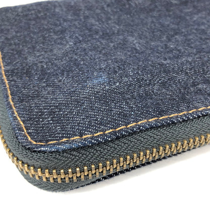 【中古美品】【メンズ】 RRL ダブルアールエル INDIGO DENIM TRAVEL WALLET MARRSLG0G220003410 インディゴデニム トラベル ウォレット ジップウォレット 長財布 200-250115-hi-18-tag カラー：インディゴ 万代Net店