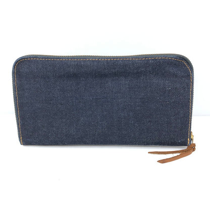 【中古美品】【メンズ】 RRL ダブルアールエル INDIGO DENIM TRAVEL WALLET MARRSLG0G220003410 インディゴデニム トラベル ウォレット ジップウォレット 長財布 200-250115-hi-18-tag カラー：インディゴ 万代Net店