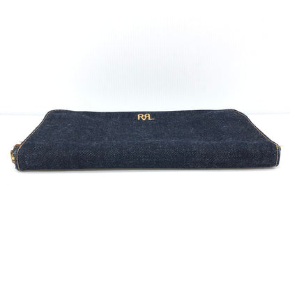 【中古美品】【メンズ】 RRL ダブルアールエル INDIGO DENIM TRAVEL WALLET MARRSLG0G220003410 インディゴデニム トラベル ウォレット ジップウォレット 長財布 200-250115-hi-18-tag カラー：インディゴ 万代Net店