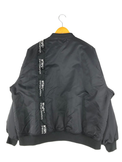 【中古品】【メンズ】 WTAPS ダブルタップス 22AW TEAM JACKET 222TQDT-JKM01 チームジャケット アウター 142-250111-mo-09-tag サイズ：3 カラー：ブラック 万代Net店