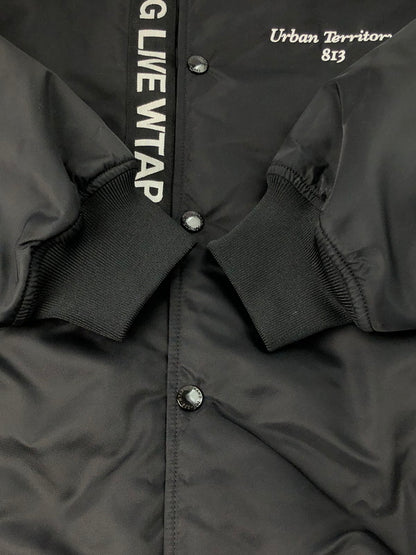 【中古品】【メンズ】 WTAPS ダブルタップス 22AW TEAM JACKET 222TQDT-JKM01 チームジャケット アウター 142-250111-mo-09-tag サイズ：3 カラー：ブラック 万代Net店