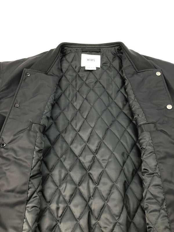 【中古品】【メンズ】 WTAPS ダブルタップス 22AW TEAM JACKET 222TQDT-JKM01 チームジャケット アウター 142-250111-mo-09-tag サイズ：3 カラー：ブラック 万代Net店