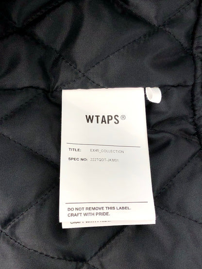 【中古品】【メンズ】 WTAPS ダブルタップス 22AW TEAM JACKET 222TQDT-JKM01 チームジャケット アウター 142-250111-mo-09-tag サイズ：3 カラー：ブラック 万代Net店