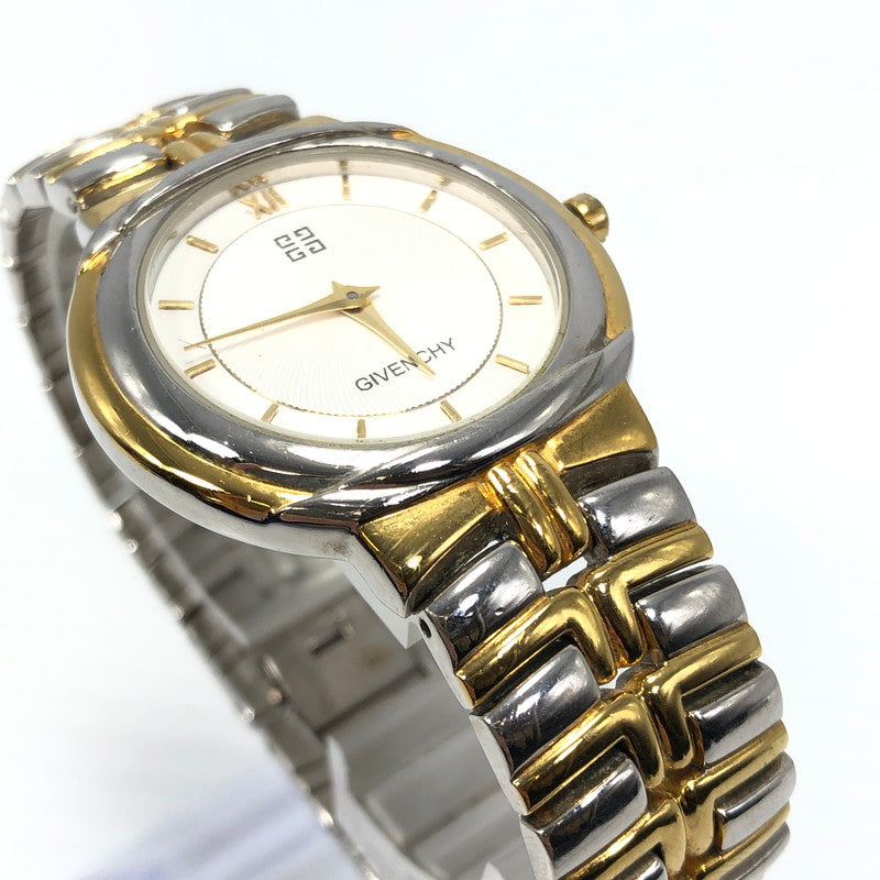 【中古品】【レディース】 GIVENCHY ジバンシィ WRISTWATCH リストウォッチ アナログ クォーツ 腕時計 197-250311-yk-18-tag カラー：シルバー/ゴールド 万代Net店