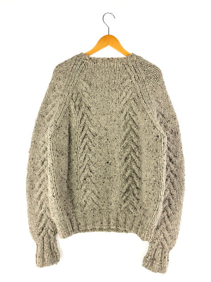 【中古品】【メンズ】 POLO RALPH LAUREN ポロ・ラルフローレン HAND KNIT CABLE KNIT SWEATER ケーブルニットセーター トップス 146-250111-mo-02-tag サイズ：L カラー：ベージュ 万代Net店