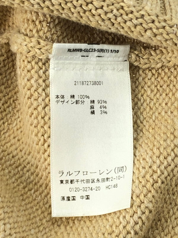 【中古品】【メンズ】 POLO RALPH LAUREN ポロ・ラルフローレン POLO BEAR SWETER 211872738001 ポロ ベア セーター トップス 170-250111-mo-04-tag サイズ：M カラー：ベージュ 万代Net店