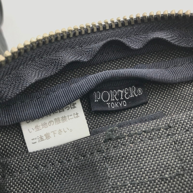 【中古品】【メンズ】 PORTER ポーター SMOKY WAIST BAG 592-07508 スモーキー ウエストバッグ ボディバッグ 吉田カバン 188-250109-hi-38-tag カラー：グレー 万代Net店