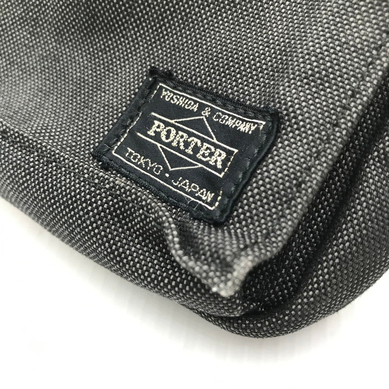 【中古品】【メンズ】 PORTER ポーター SMOKY WAIST BAG 592-07508 スモーキー ウエストバッグ ボディバッグ 吉田カバン 188-250109-hi-38-tag カラー：グレー 万代Net店