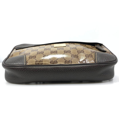 【中古品】【レディース】 GUCCI グッチ GGクリスタル ウエストポーチ 336672 ウエストバッグ ボディバッグ カバン 180-250116-hi-10-tag カラー：ブラウン 万代Net店