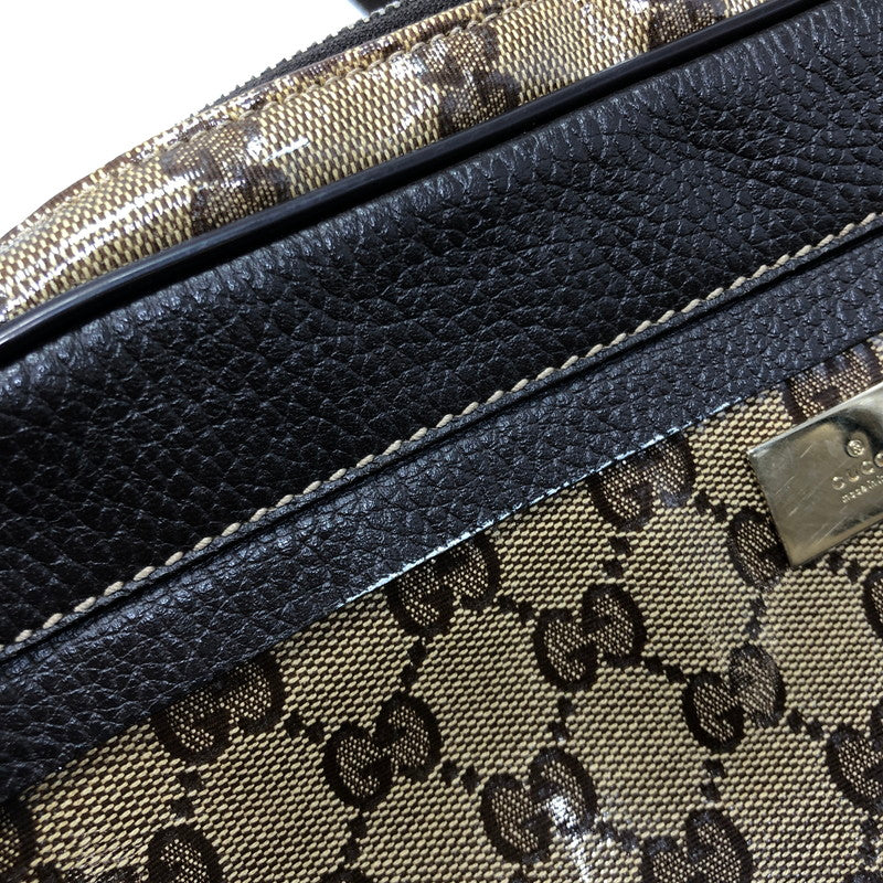 【中古品】【レディース】 GUCCI グッチ GGクリスタル ウエストポーチ 336672 ウエストバッグ ボディバッグ カバン 180-250116-hi-10-tag カラー：ブラウン 万代Net店