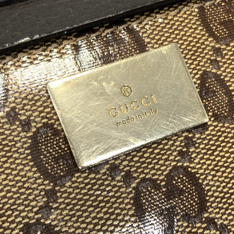 【中古品】【レディース】 GUCCI グッチ GGクリスタル ウエストポーチ 336672 ウエストバッグ ボディバッグ カバン 180-250116-hi-10-tag カラー：ブラウン 万代Net店