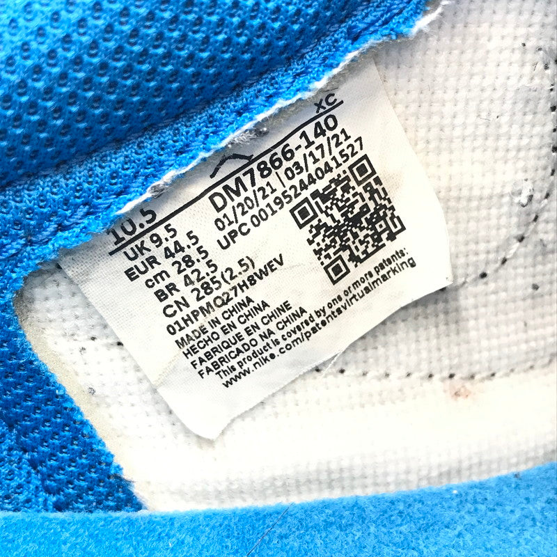 【中古品】【メンズ】 NIKE ナイキ × TRAVIS SCOTT トラヴィススコット × FRAGMENT フラグメント コラボ AIR JORDAN 1 LOW OG SP DM7866-140 エアジョーダン1 ロー OG SP スニーカー 靴 160-250118-hi-02-tag サイズ：28.5cm US 10.5 カラー：SAIL/MILITARY BLUE 万代Net店