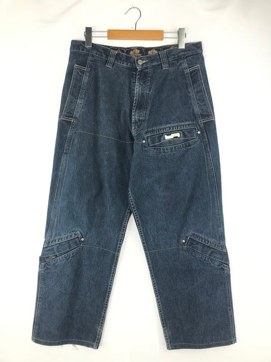 【中古品】【メンズ】  JOHNNY BLAZE ジョニーブレイズ DENIM PANTS デニムパンツ ボトムス 157-250221-na-11-tag サイズ：34 カラー：インディゴ 万代Net店