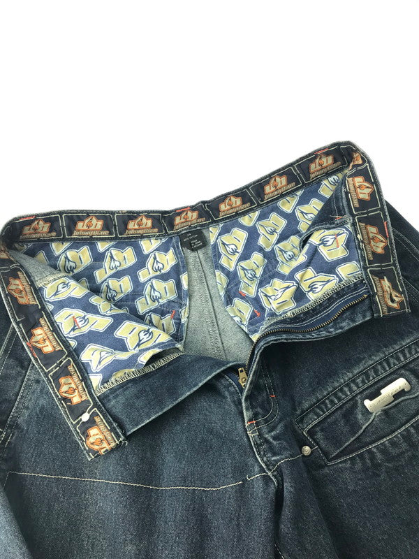 【中古品】【メンズ】  JOHNNY BLAZE ジョニーブレイズ DENIM PANTS デニムパンツ ボトムス 157-250221-na-11-tag サイズ：34 カラー：インディゴ 万代Net店