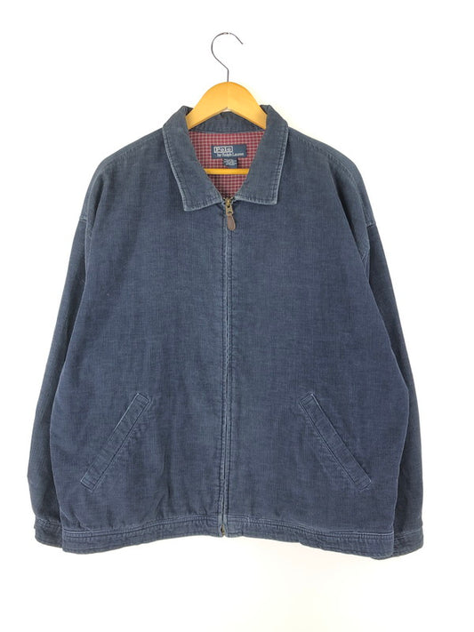 【中古品】【メンズ】 POLO RALPH LAUREN ポロ・ラルフローレン 90’s VINTAGE コーデュロイ ジャケット 90年代 ヴィンテージ ライトアウター トップス 146-250116-yk-16-tag サイズ：表記なし カラー：ブルー 万代Net店